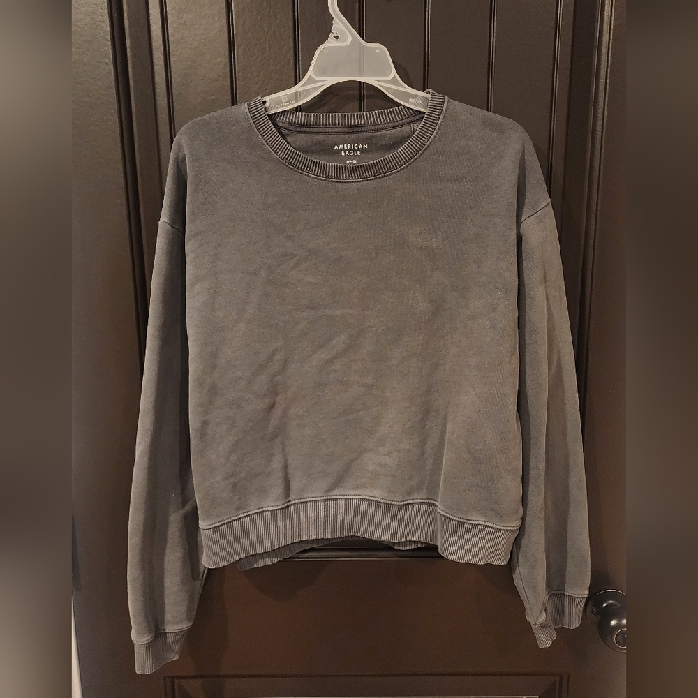 American Eagle Outfitters Gray Crewneck Sweatshirt, Size S